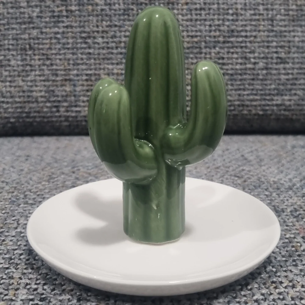 Michaels Green Cactus Jewelry Organizer